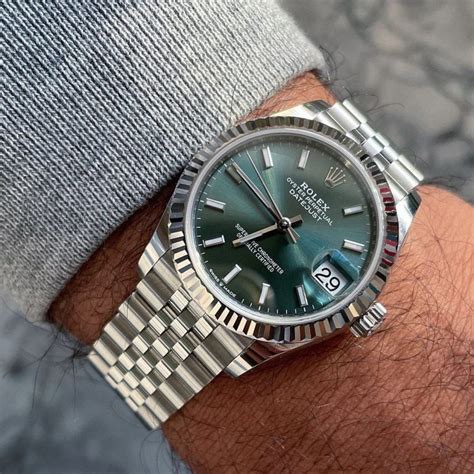 green rolex date just|rolex datejust price list.